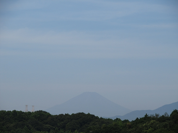 猛暑日の富士山
